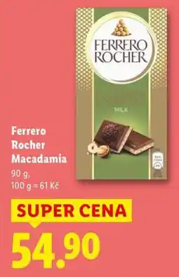 Lidl Ferrero rocher macadamia nabídka