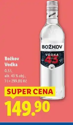 Lidl Božkov vodka nabídka