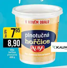 Jip Alba hořčice plnotučná 400 g nabídka