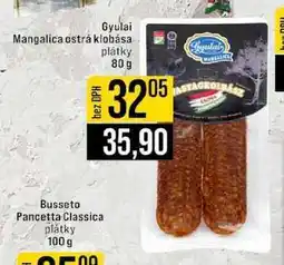 Jip Gyulai Mangalica ostrá klobása plátky 80 g nabídka