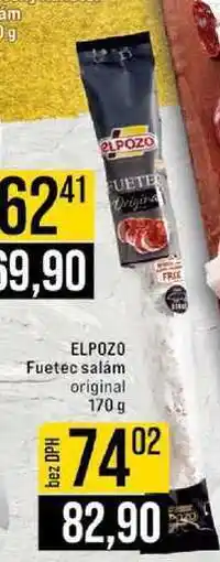 Jip ELPOZO Fuetec salám original 170 g nabídka