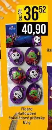 Jip Figaro Halloween čokoládové příšerky 60 g nabídka