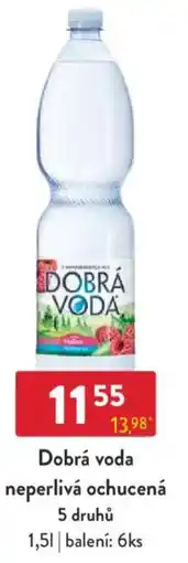 Qanto Dobrá voda neperlivá ochucená nabídka