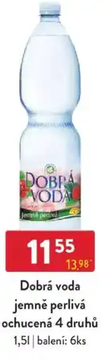 Qanto Dobrá voda jemně perlivá ochucená nabídka