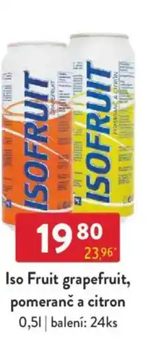 Qanto Iso Fruit grapefruit, pomeranč a citron nabídka