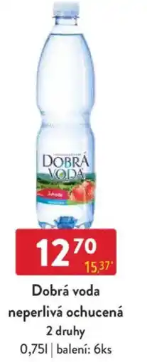 Qanto Dobrá voda neperlivá ochucená nabídka