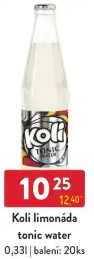 Qanto Koli limonáda tonic water nabídka
