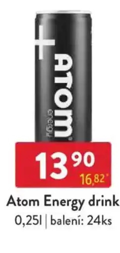 Qanto Atom Energy drink nabídka