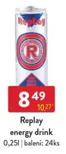 Qanto Replay energy drink nabídka