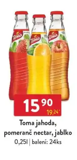 Qanto Toma jahoda, pomeranč nectar, jablko nabídka