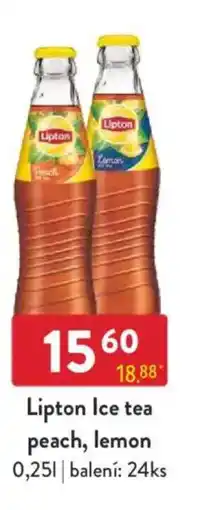 Qanto Lipton Ice tea peach, lemon nabídka