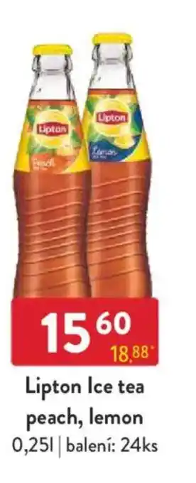 Qanto Lipton Ice tea peach, lemon nabídka
