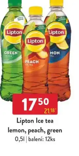 Qanto Lipton Ice tea lemon, peach, green nabídka