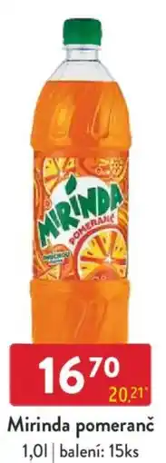 Qanto Mirinda pomeranč nabídka