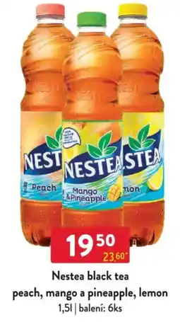 Qanto Nestea black tea peach, mango a pineapple, lemon nabídka