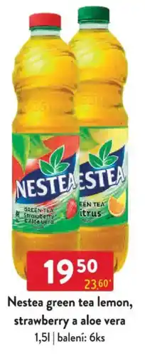 Qanto Nestea green tea lemon, strawberry a aloe vera nabídka