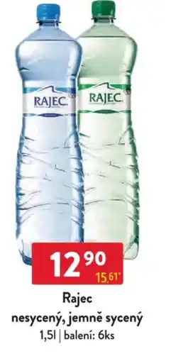 Qanto Rajec nesycený, jemně sycený nabídka