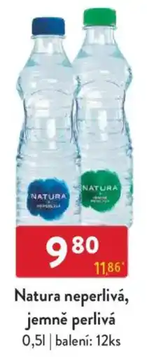 Qanto Natura neperlivá, jemně perlivá nabídka