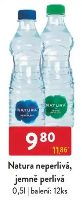 Qanto Natura neperlivá, jemně perlivá nabídka