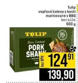 Jip Tulip vepřové koleno s kostí marinované v BBQ bez kůže 600 g nabídka