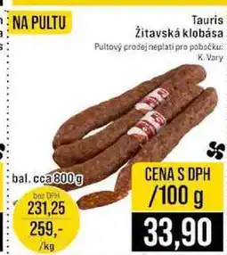 Jip Tauris Žitavská klobása 100g nabídka