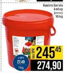 Jip Gastro Servis kečup jemný 10 kg nabídka