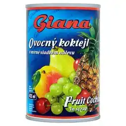 Jip Giana Ovocný koktejl v mírně sladkém nálevu 410g nabídka