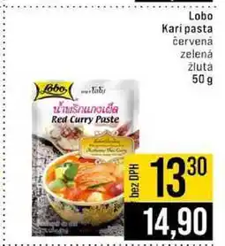 Jip Lobo Kari pasta 50 g nabídka