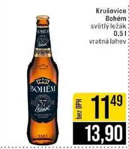 Jip Krušovice Bohém světlý ležák 0,5 l nabídka