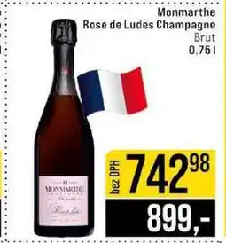 Jip Monmarthe Rose de Ludes Champagne Brut 0,75 l nabídka