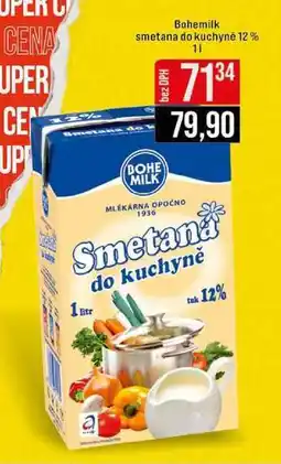 Jip Bohemilk smetana do kuchyně 12% 1 l nabídka