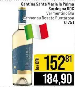 Jip Cantina Santa Maria la Palma Sardegna DOC 0,75 l nabídka