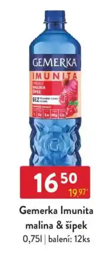 Qanto Gemerka Imunita malina & šípek nabídka