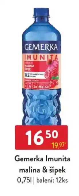 Qanto Gemerka Imunita malina & šípek nabídka