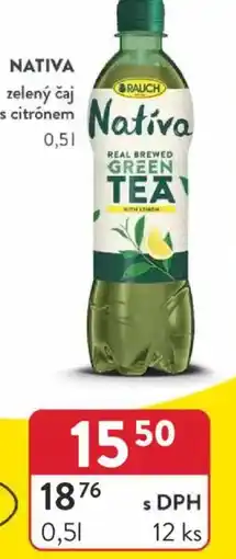 Qanto NATIVA zelený čaj s citrónem nabídka