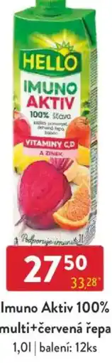Qanto Imuno Aktiv 100% multi+červená řepa nabídka