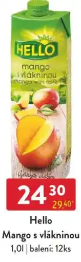 Qanto Hello Mango s vlákninou nabídka