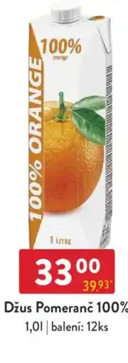 Qanto Džus Pomeranč 100% nabídka