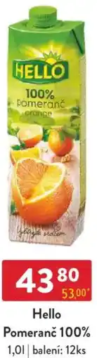 Qanto Hello Pomeranč 100% nabídka