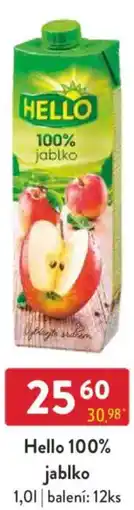 Qanto Hello 100% jablko nabídka