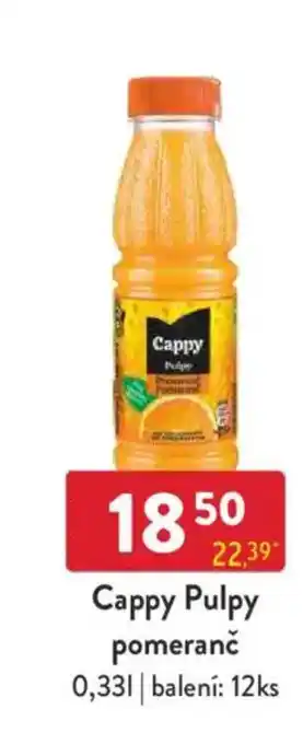 Qanto Cappy Pulpy pomeranč nabídka