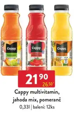 Qanto Cappy multivitamin, jahoda mix, pomeranč nabídka
