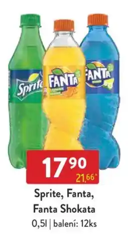 Qanto Sprite, Fanta, Fanta Shokata nabídka