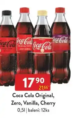 Qanto Coca Cola Original, Zero, Vanilla, Cherry nabídka