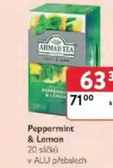 Qanto AHMAD TEA Peppermint & Lemon nabídka