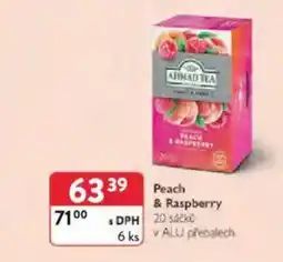 Qanto AHMAD TEA Peach & Raspberry nabídka