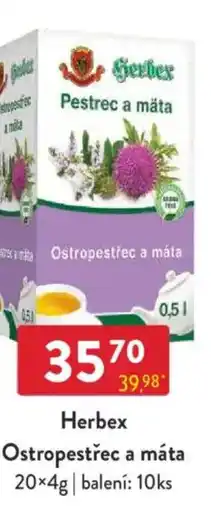 Qanto Herbex Ostropestřec a máta nabídka