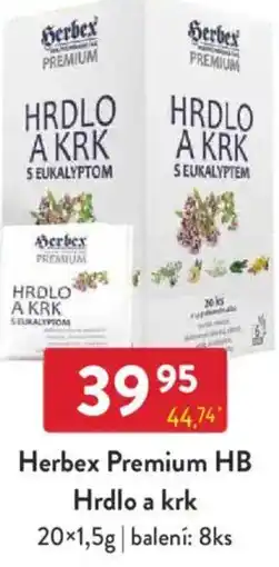 Qanto Herbex Premium HB Hrdlo a krk nabídka