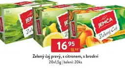 Qanto Zelený čaj pravý, s citronem, s broskví nabídka