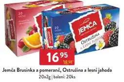 Qanto Jemča Brusinka a pomeranč, Ostružina a lesní jahoda nabídka